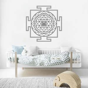 SnappyVinyl 30 cm Sri Yantra Mandala Decal Self Adhesive Sticker Price ...