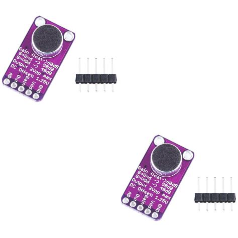 (2 pc) Pro3D MAX9814 High Performance Microphone AGC Amplifier Module ...