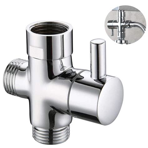Buy 3 Way Shower Arm Diverter Valve, Brass Splitter Shower Valve, Wall ...