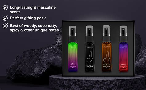 Buy Villain Raid Luxury Gift Hamper EDP Pocket Perfume for Men Long ...