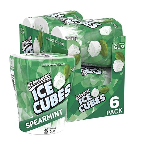 Ice Breakers, Spreamint Cube Gum 6/3.25oz Box | RDM Wholesale