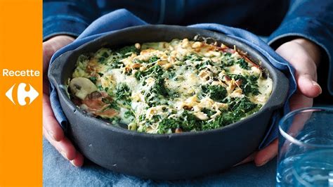 Lasagne aux champignons et épinards frais   YouTube