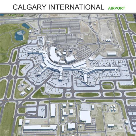Calgary International Airport 3D Model - TurboSquid 2016180