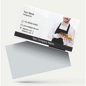 Catering Visiting Cards – Customizable Designs for Professional Services