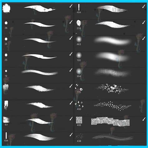 Procreate & Photoshop Brushes: Stroke Pencil Brush Set - Etsy