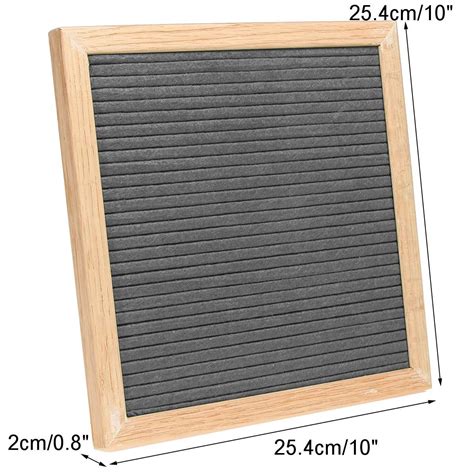 Felt Letter Board Alphabet Wooden Frame Decorative... – Grandado