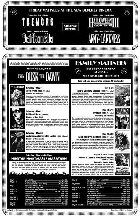 May 2022 at the New Beverly