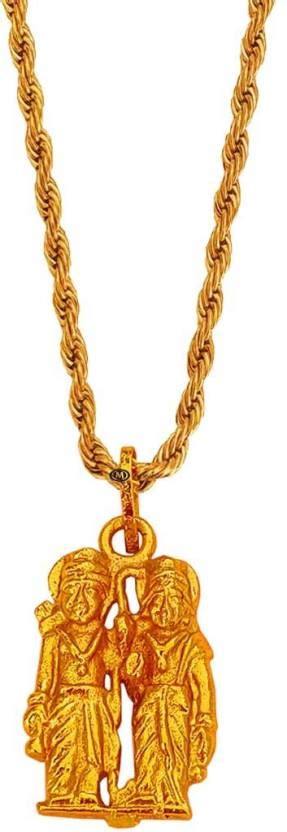 M Men Style Lord Ram Sita Religious Hindu God chain Locket Necklace ...