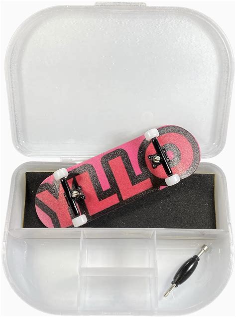 Buy Yllo Big Hot Pink Complete 5 Ply Wood 100mm x 33mm Fingerboard with ...
