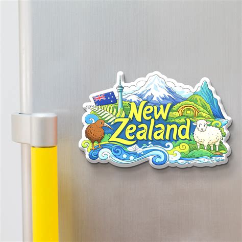 Stickerji Souvenir Wooden Fridge Magnet | New Zealand (Copy)