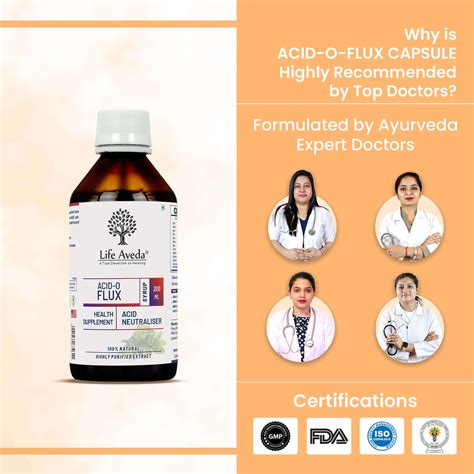 Life Aveda Acid-O Flux Syrup for Acidity & Gas