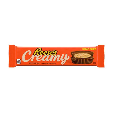 REESE'S Creamy Milk Chocolate Peanut Butter Cups King Size 2.8oz