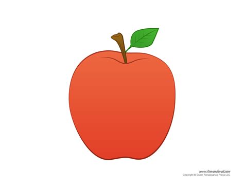 Printable Apple Templates to Make Apple Crafts for Preschool
