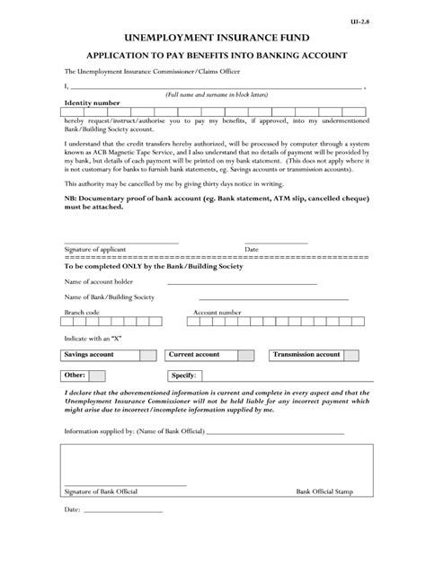 ZA UI-28 - Blank Fillable Template | Fill Out, Print & Download PDF ...