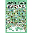 Buy Word Flags Coloring Book : Discover all Geography Country flags on ...