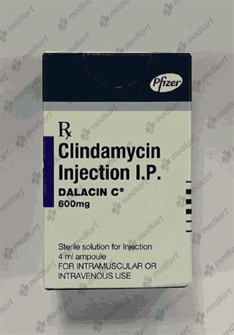 DALACIN C 600MG VIAL INJECTION Price, Uses, Side Effects & Substitutes ...