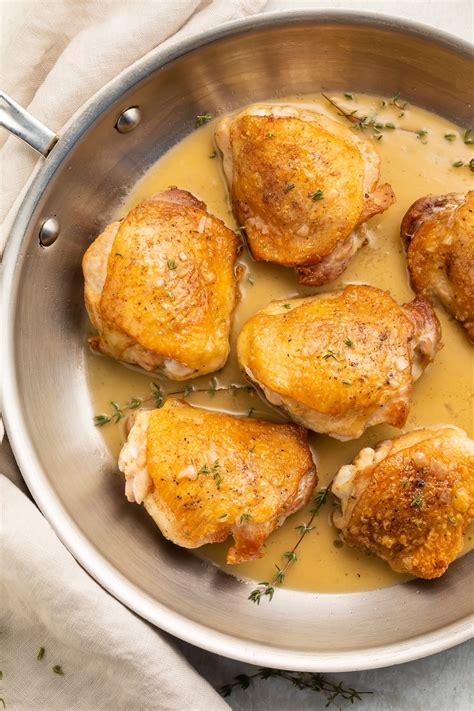 Pan Fried Chicken Thighs