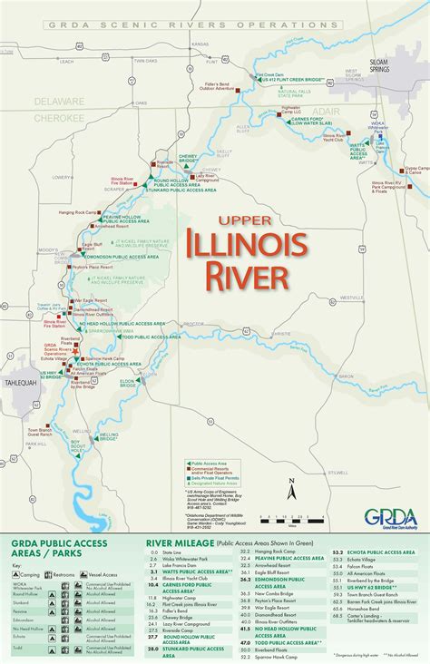 Illinois River Map
