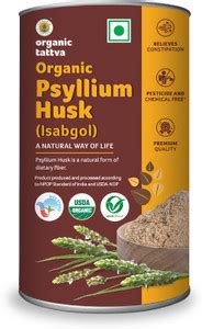 Organic Tattva Psyllium Husk (Isabgol)-Natural Dietary Fiber | Boost ...