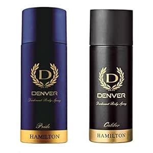 Buy Denver Deodorant Combo Pack 2 For Men (165ml) (Pride And Caliber ...
