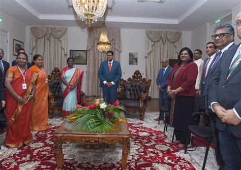 President Murmu, counterpart Santokhi meet with official delegation in ...