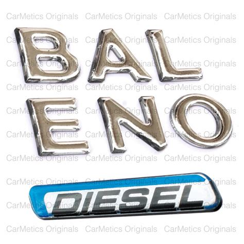 CarMetics BALENO 3D Letters (3D Stickers 3D Logo 3D Emblem for Maruti ...