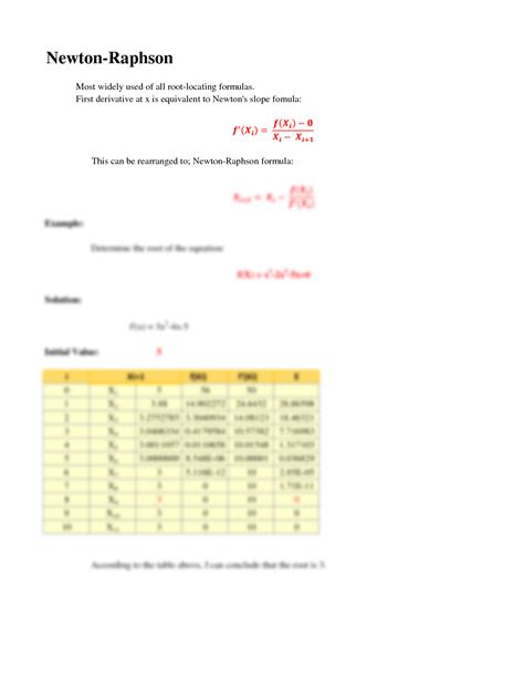 Image result for Newton-Raphson Method Excel