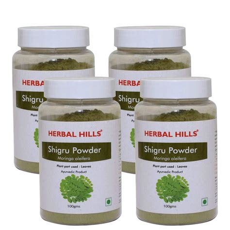 HERBAL HILLS Moringa Drumstick Powder - Shigru powder - 100 gms (Pack ...