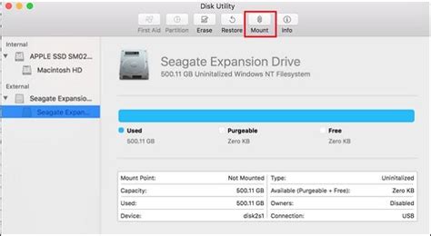 Fix ExFAT Drive Not Mounting on Mac
