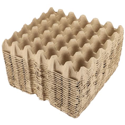 Buy 20pcs 30-Hole Biodegradable Pulp Egg Flats Insect Larva Colony for ...