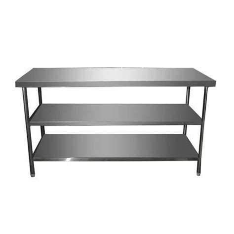 DG DEXAGLOBAL DG Stainless Steel Work Table-Commercial Grade -2 Under ...