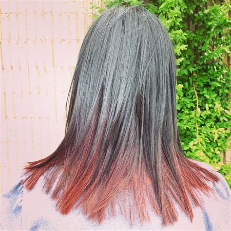 Red ombre color. Hair by Amanda | Long hair styles, Ombre color, Red ombre
