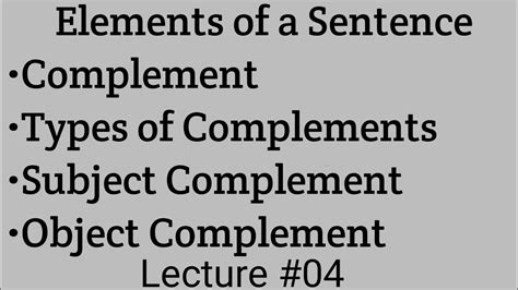 Image result for Types of Complement
