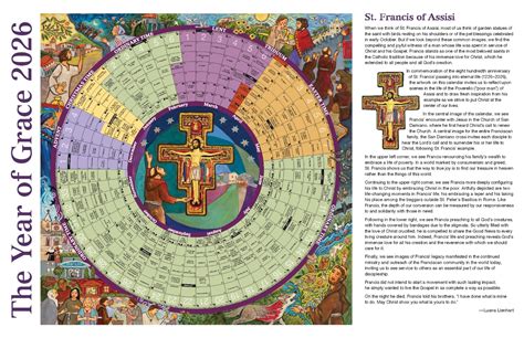 Catholic Liturgical Calendar 2026 - Free Printables