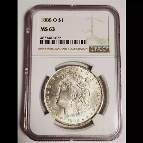 1888-O Morgan Silver Dollar NGC MS-63 - Bob Paul Rare Coins