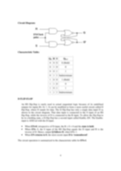 SOLUTION: Introduction to flip flop circuits - Studypool