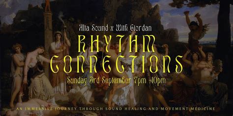 Rhythm Connections : An immersive journey through sound + movement ...