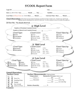 Fillable Online nsta S'COOL Report Form - nsta Fax Email Print - pdfFiller