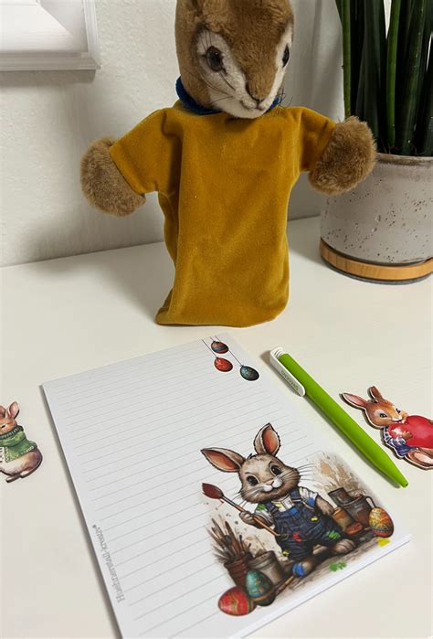 Notizblock / Schreibblock / Din A5 / Briefpapier - Ostern