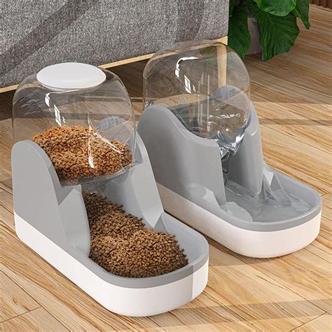 GAH Automatic Gravity Feeder Cat Bowl Puppy Kitten Supplies Automatic ...