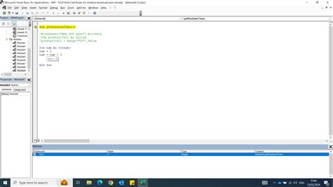Image result for Assignment Statement VBA Code