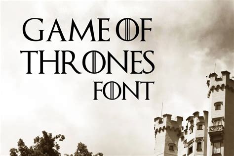 Game of Thrones Font Free Download
