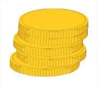 Coin Stack Clipart - Clipart