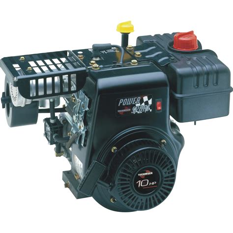 Tecumseh Formula Horizontal Engine with Electric Start — 10 HP, 1in. x ...