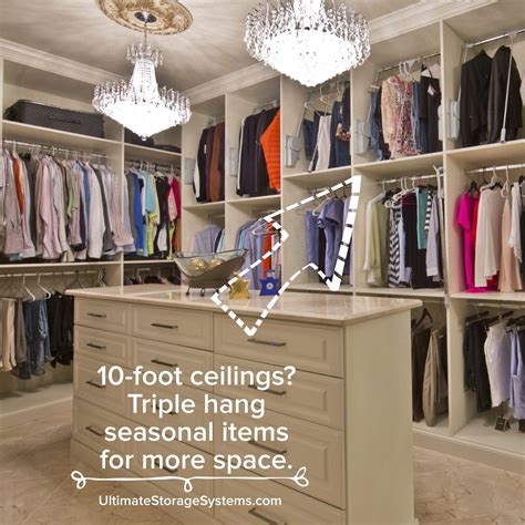 Maximize Closet Space with 10-Foot Ceilings