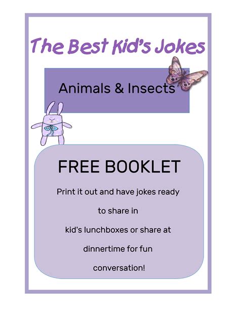 The Best Kid's Jokes with Animals & Insects | Jokes for kids, Best kid ...