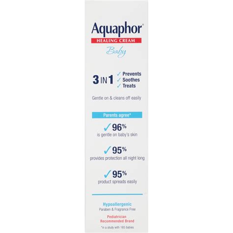 Aquaphor Baby 3-in-1 Diaper Rash Cream 3.5 oz | Shipt