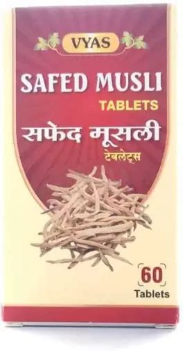 Buy Vyas Safed Musli, 60 Tablets | 19 Minutes Delivery | Apollo Pharmacy