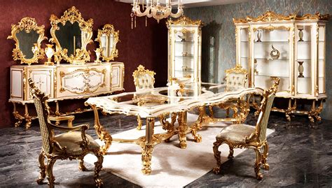 Antique Solid Wood Luxury Cenevre Dining Room Set – Healsway India