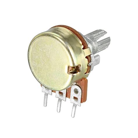 10K ohm potentiometer, single variable resistor (Round) | Robodo